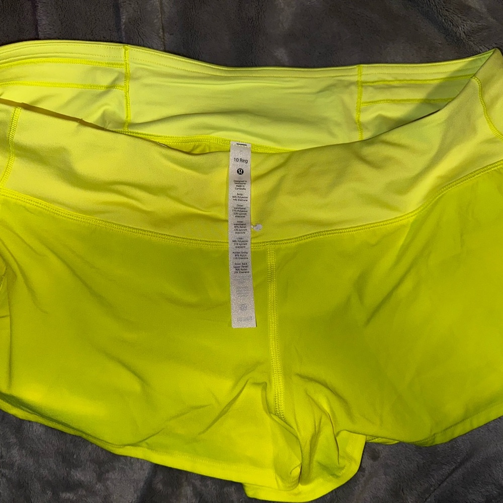 Lululemon Speed Up High-Rise Lined Short